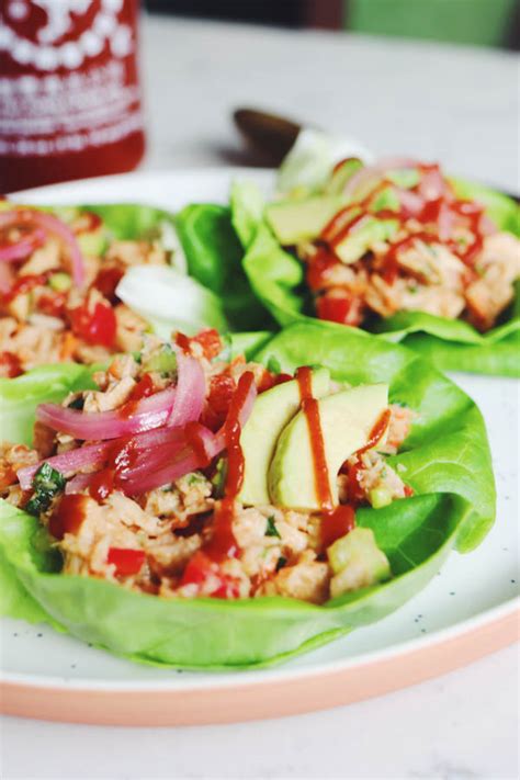 thai-inspired-canned-tuna-lettuce-wraps-grilled image