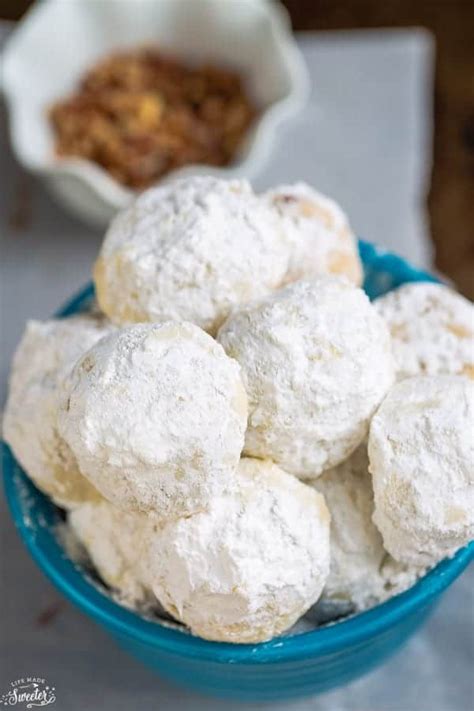 snowball-cookies-classic-pecan-cookie-recipe-only-5-ingredients image