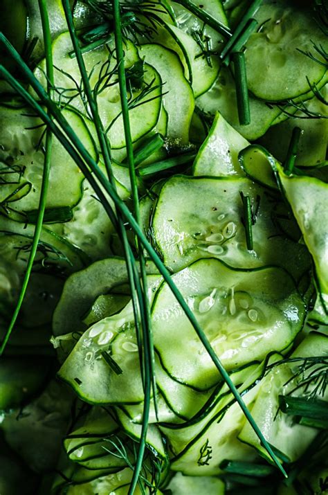 vegan-cucumber-salad-with-garden-herbs image