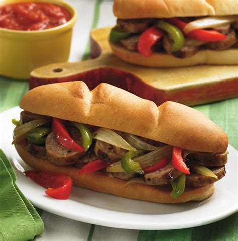 sausage-and-pepper-sandwiches-mygreatrecipes image
