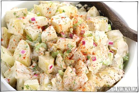 easy-vegan-potato-salad-it-doesnt-taste-like-chicken image