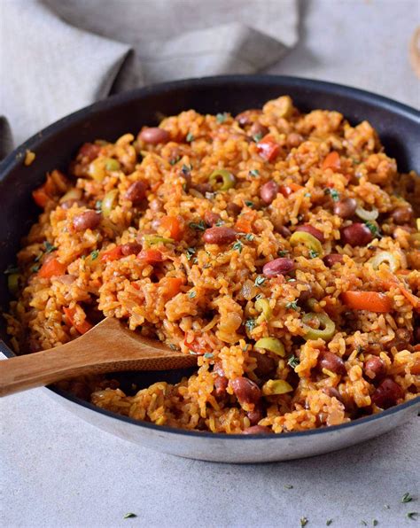 spanish-rice-and-beans-easy-recipe-elavegan image