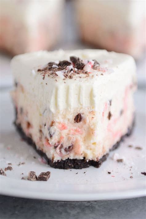peppermint-bark-cheesecake-with-white-chocolate image