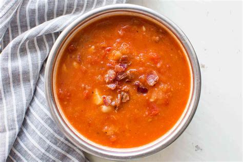tomato-soup-with-white-beans-and-bacon-simply image