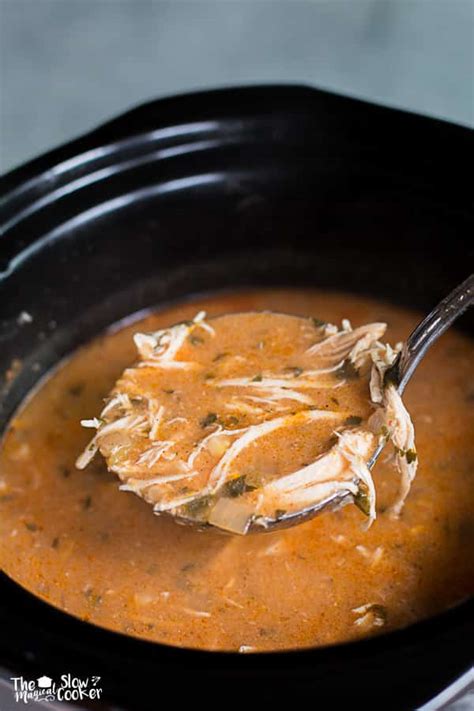 slow-cooker-chicken-enchilada-soup-freezer-meal-friendly image