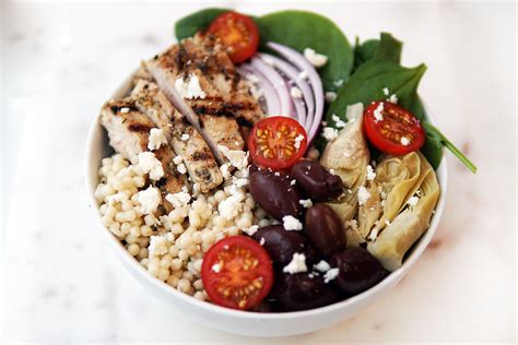 greek-chicken-couscous-bowls-inconsistent-kitchen image