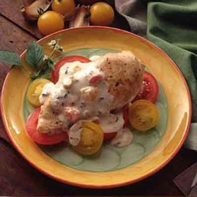 chicken-breasts-with-tomato-basil-cream-land-olakes image