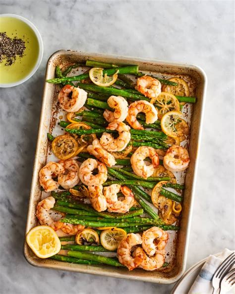 lemony-roasted-shrimp-and-asparagus-kitchn image