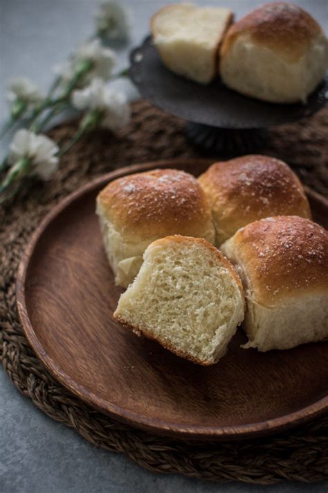 fluffy-cornmeal-dinner-rolls-breads-madeleine-kitchen image