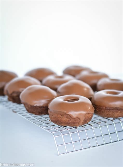 chocolate-mini-donuts-with-ganache-glaze-briana image