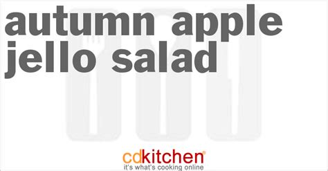 autumn-apple-jello-salad-recipe-cdkitchencom image