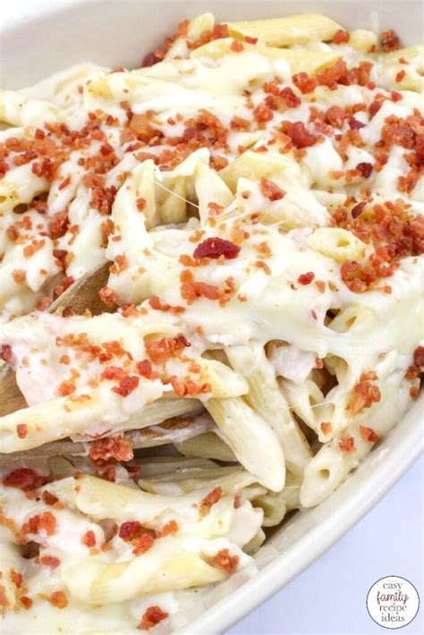 chicken-alfredo-bacon-ranch-pasta-easy-family image