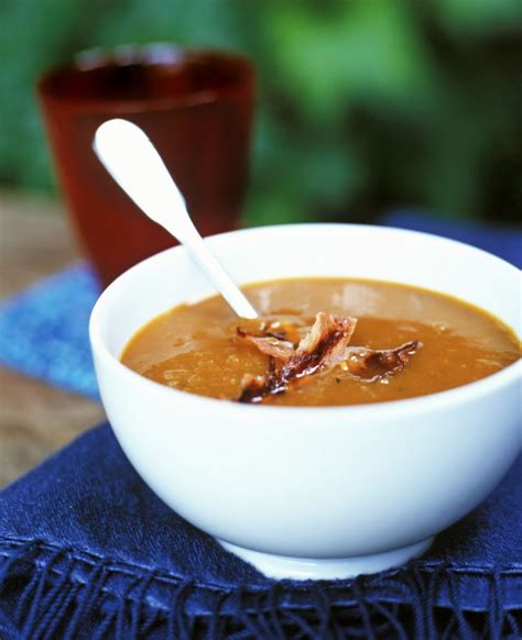 fresh-pumpkin-and-ham-soup-recipe-eat-smarter-usa image
