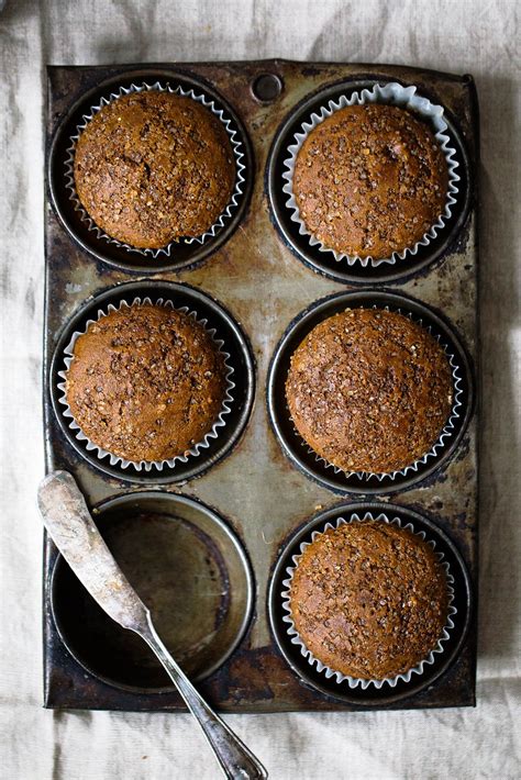 the-best-healthy-gingerbread-muffins-ambitious-kitchen image