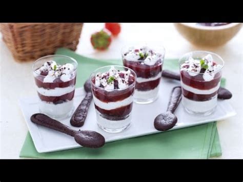 strawberry-jam-and-yogurt-dessert-with-chocolate image