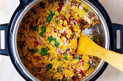 instant-pot-mexican-beef-rice-casserole-for-nachos image