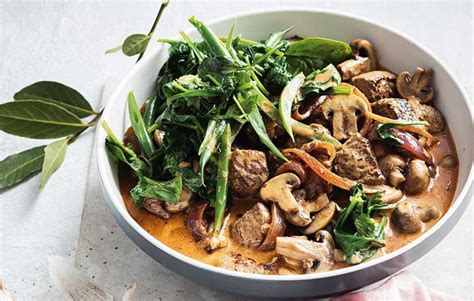 beef-and-mushroom-stroganoff-with-garlic-spinach-and image