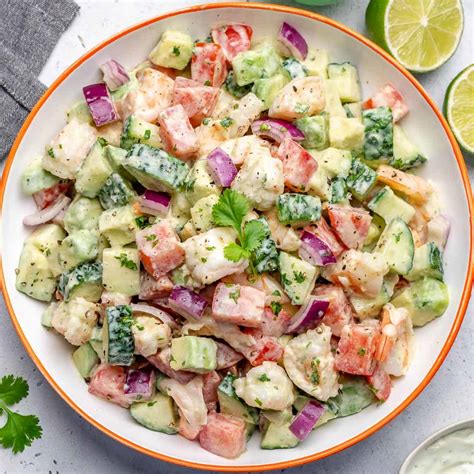 creamy-and-healthy-shrimp-avocado-salad-healthy image