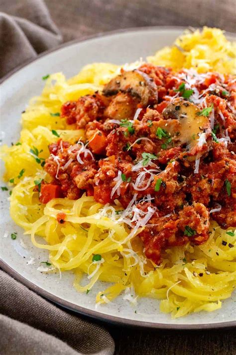 turkey-bolognese-with-roasted-spaghetti-squash-the image