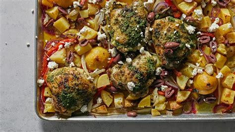 greek-style-chicken-with-feta-olives-and-potatoes image
