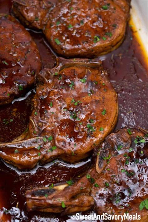brown-sugar-oven-baked-pork-chops image