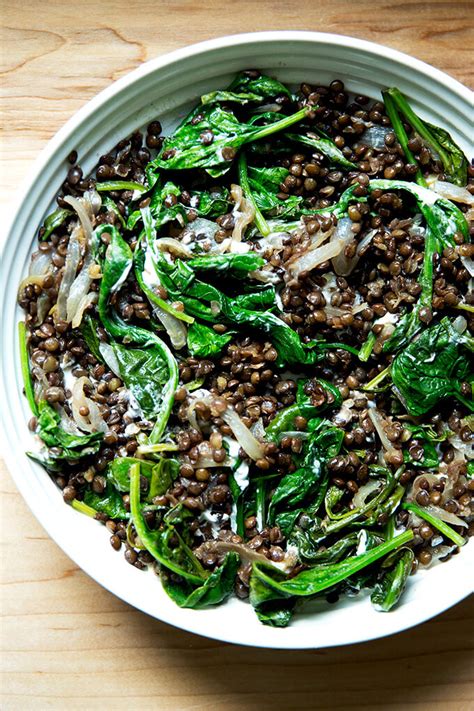 addictive-black-lentils-with-spinach-alexandras-kitchen image