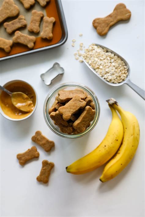 3-ingredient-peanut-butter-banana-dog-treats-flora image