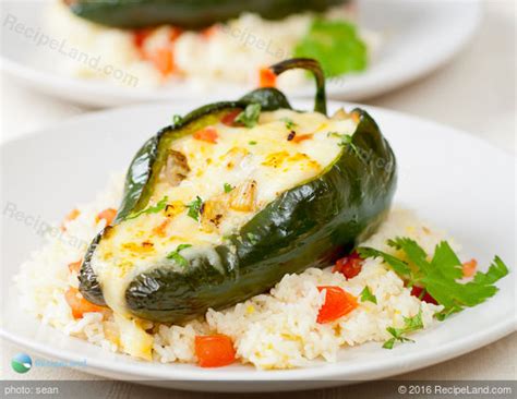 chicken-cheese-stuffed-poblano-peppers image
