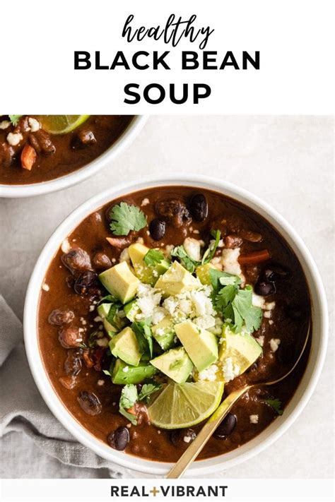 black-bean-soup-quick-easy-and-delicious-real image
