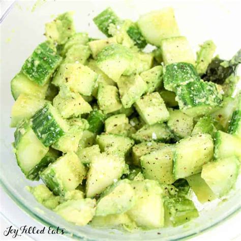 cucumber-avocado-salad-recipe-low-carb-keto-fast image