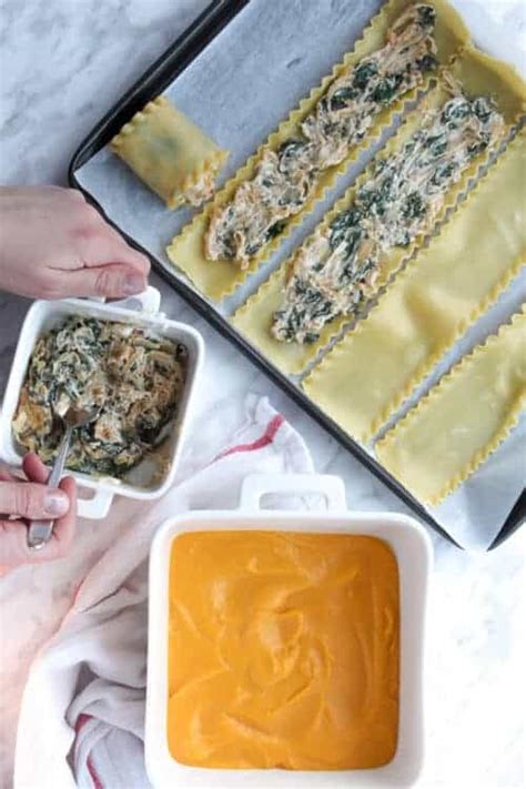 butternut-squash-spinach-goat-cheese-roll-ups image