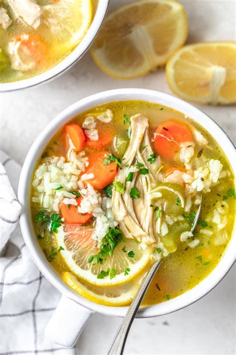 healthy-chicken-lemon-rice-soup image