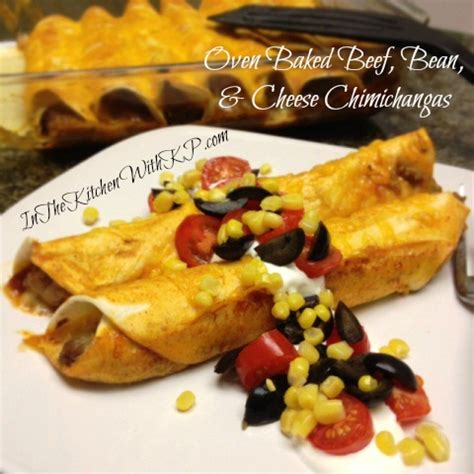 oven-baked-beef-bean-and-cheese-chimichangas image