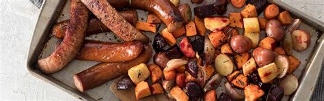 root-veggies-sausage-sheet-pan-dinner-hillshire image