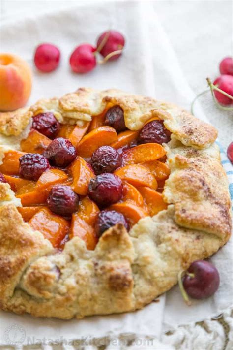 apricot-cherry-galette-recipe-natashas-kitchen image