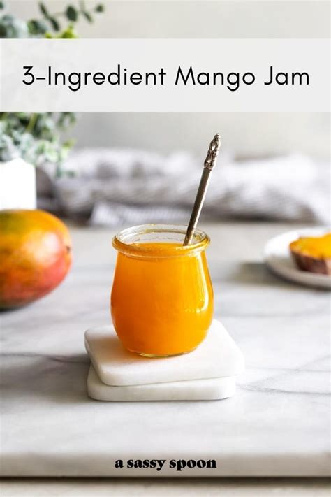 easy-3-ingredient-mango-jam-recipe-a-sassy-spoon image