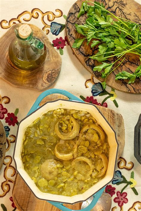 greek-artichoke-fava-bean-stew-ready-in-30-mins image