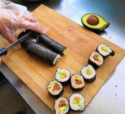 teriyaki-chicken-sushi-roll-recipe-easy-homemade-sushi image