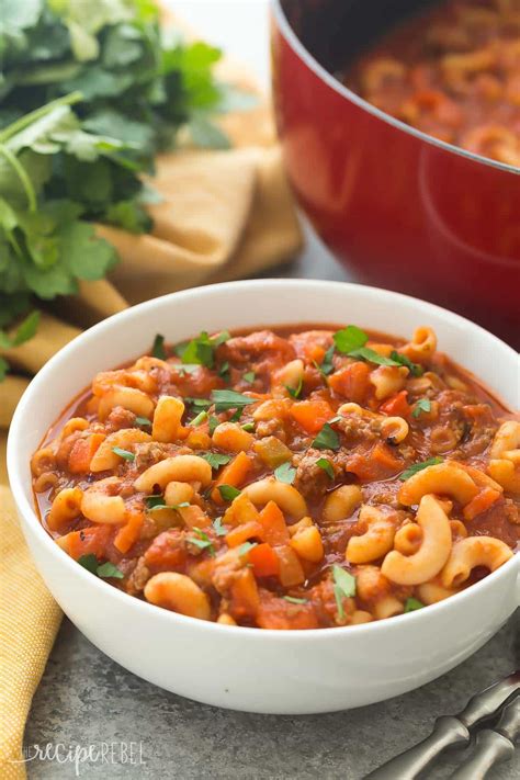 one-pot-beef-tomato-macaroni-soup-the-recipe-rebel image