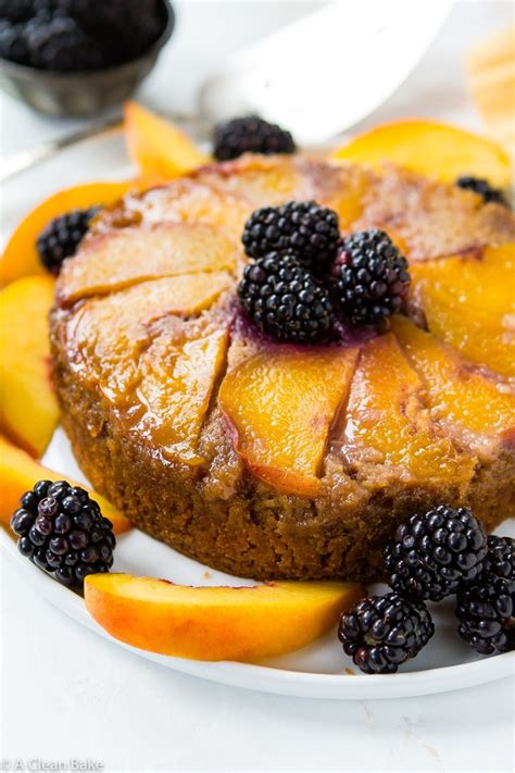 peach-upside-down-cake-gluten-free-and-paleo-a image