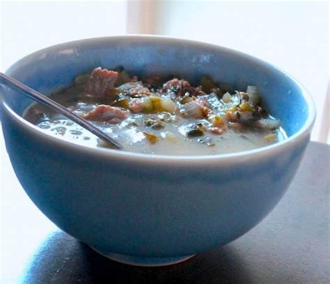 leftover-turkey-soup-with-stuffing-eat-something-sexy image