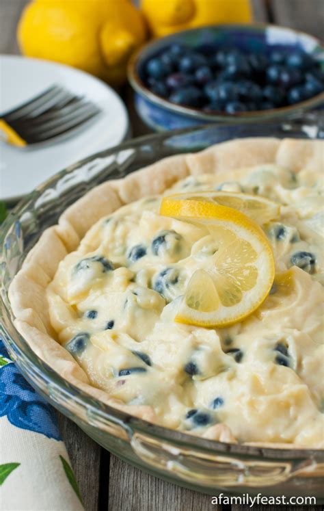 lemon-blueberry-cream-pie-a-family-feast image