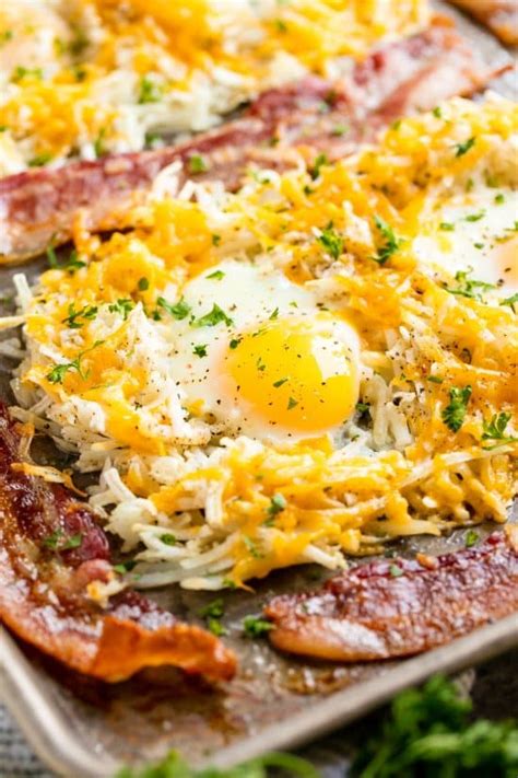 one-pan-breakfast-bake-with-bacon-hash-browns-and image