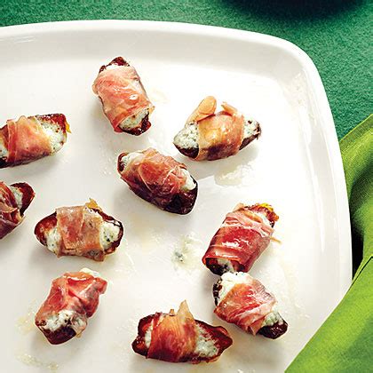 warm-dates-with-soft-blue-cheese-and-prosciutto image