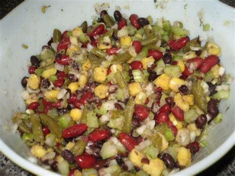 hominy-bean-salad-recipe-sparkrecipes-healthy image