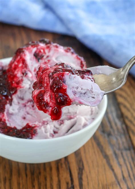 mixed-berry-ice-cream-barefeet-in-the-kitchen image