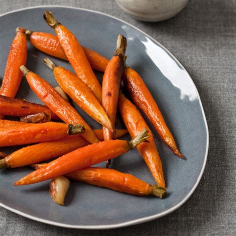 whole-roasted-carrots-with-garlic-recipe-food-wine image