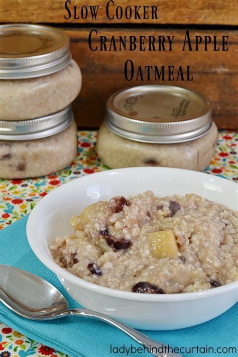 slow-cooker-cranberry-apple-oatmeal image