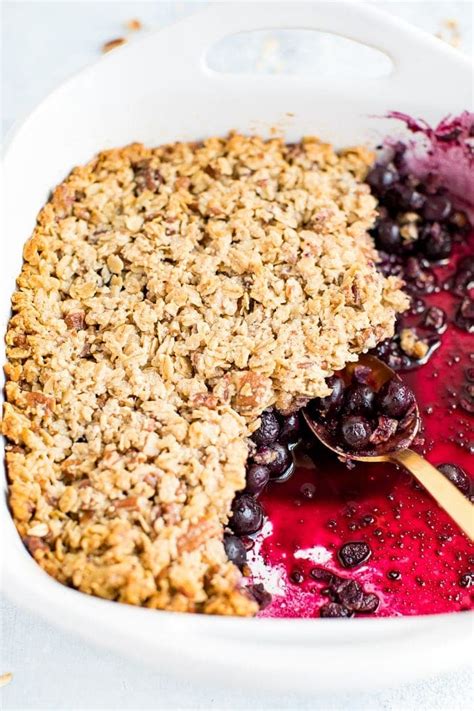easy-blueberry-crumble-eating-bird-food image
