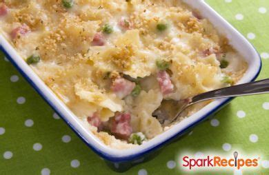 ham-and-cheese-noodle-casserole-with-peas image